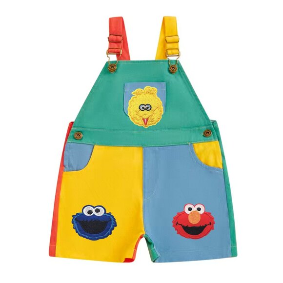 Elmo Overalls Elmo Jumpsuit Sesame Street Birthday Cookie Monster clothes - Picture 2 of 3
